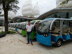 北海园博园采用旅游观光车